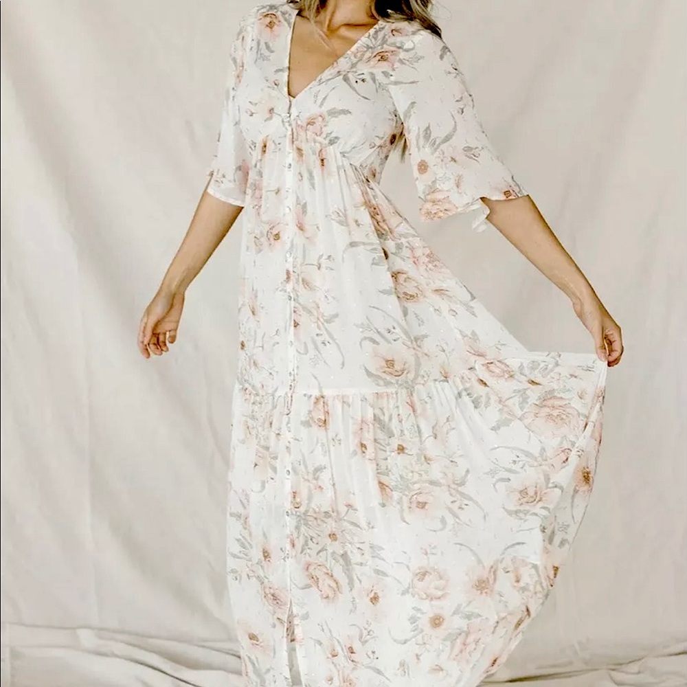 Floral maxi dress
